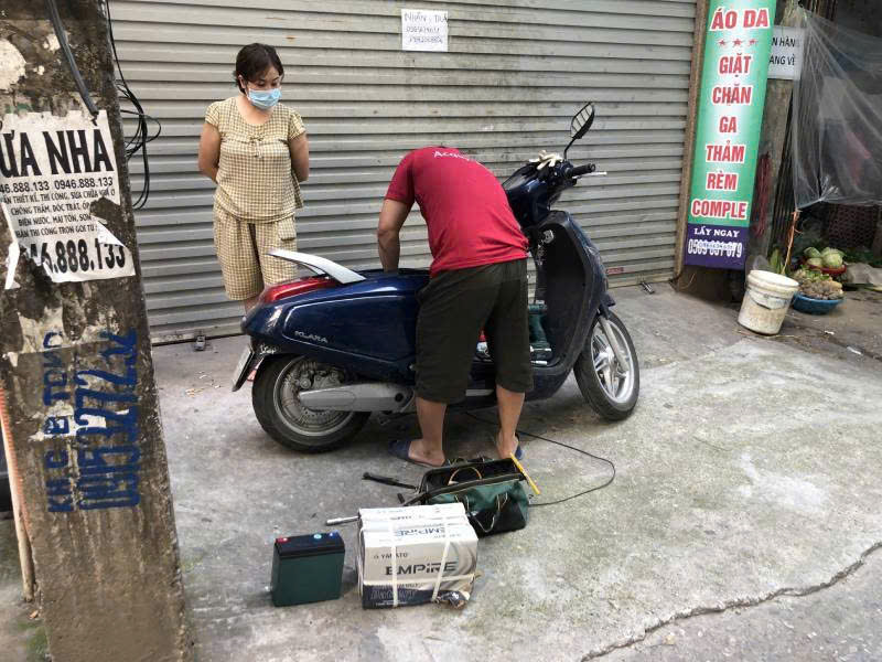 Thay Ắc Quy Xe Máy Điện Vinfast Hà Nội